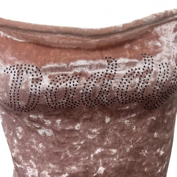 O-Mighty Pink Velvet Daddy Tank Top Large - Picture 3 of 7